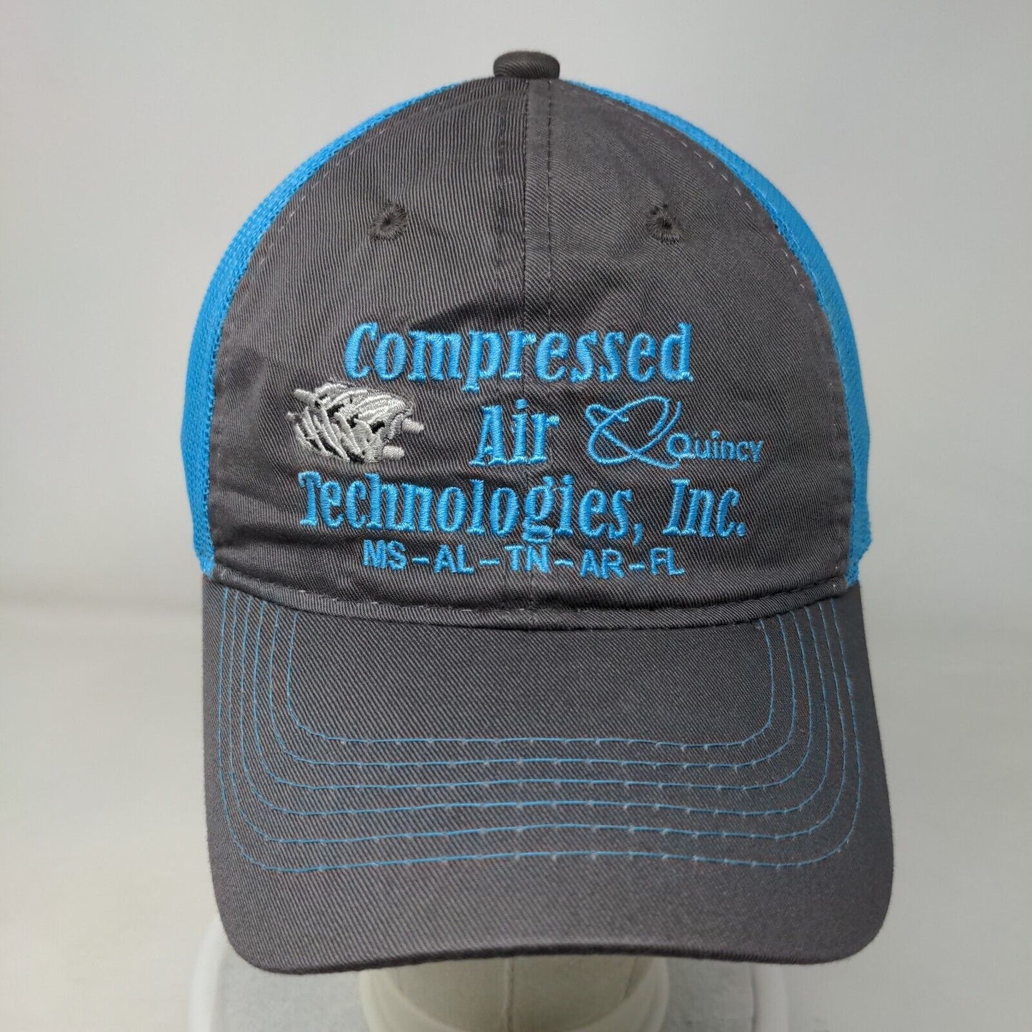 Compressed Air Technologies Strapback Mesh Back Trucker Hat Multi One Size