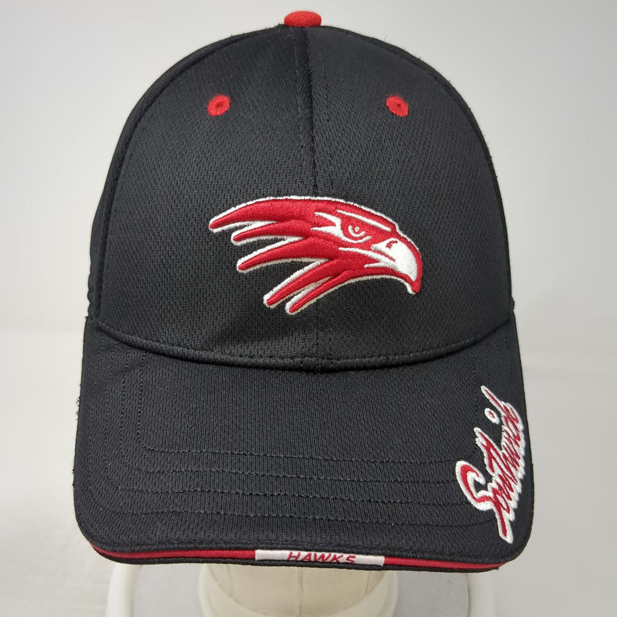 Pukka Baseball Cap Black M Cooperstown 2009 Coach Hawks Southwick A-Flex Hat