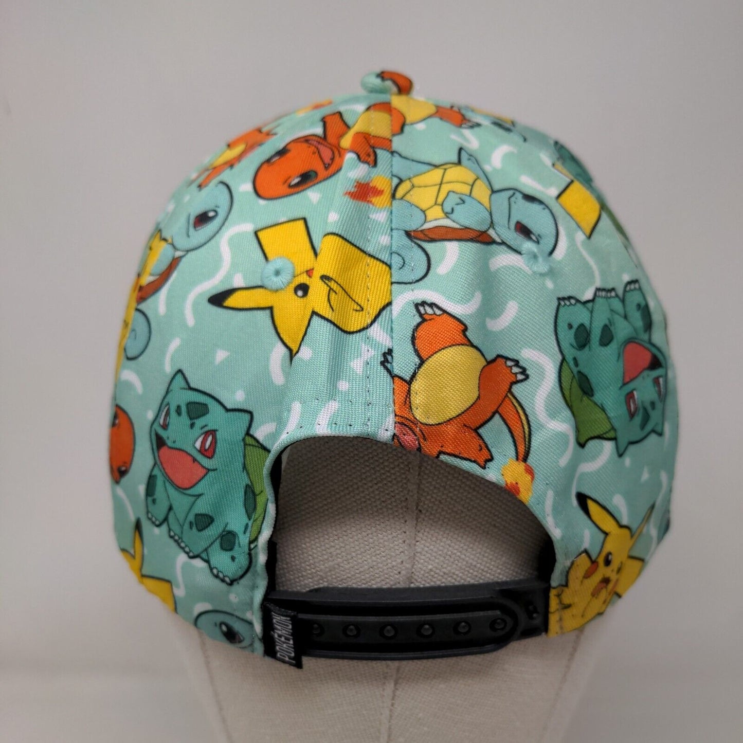 Pokemon All Over Character Snapback Hat Multi OSFM Gotta Catch 'Em All!