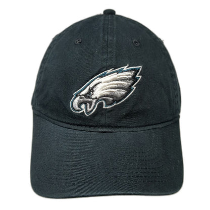 Philadelphia Eagles NFL Reebok Black One Size Slideback Green Underbrim Hat