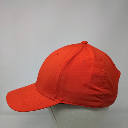 Nike Strapback Hat Red OSFM Embroidered Swoosh Legacy 91 Dri-Fit 6 Panel
