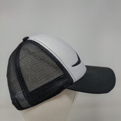Mustache Snapback Mesh Back Trucker Hat Black One Size Quiksilver