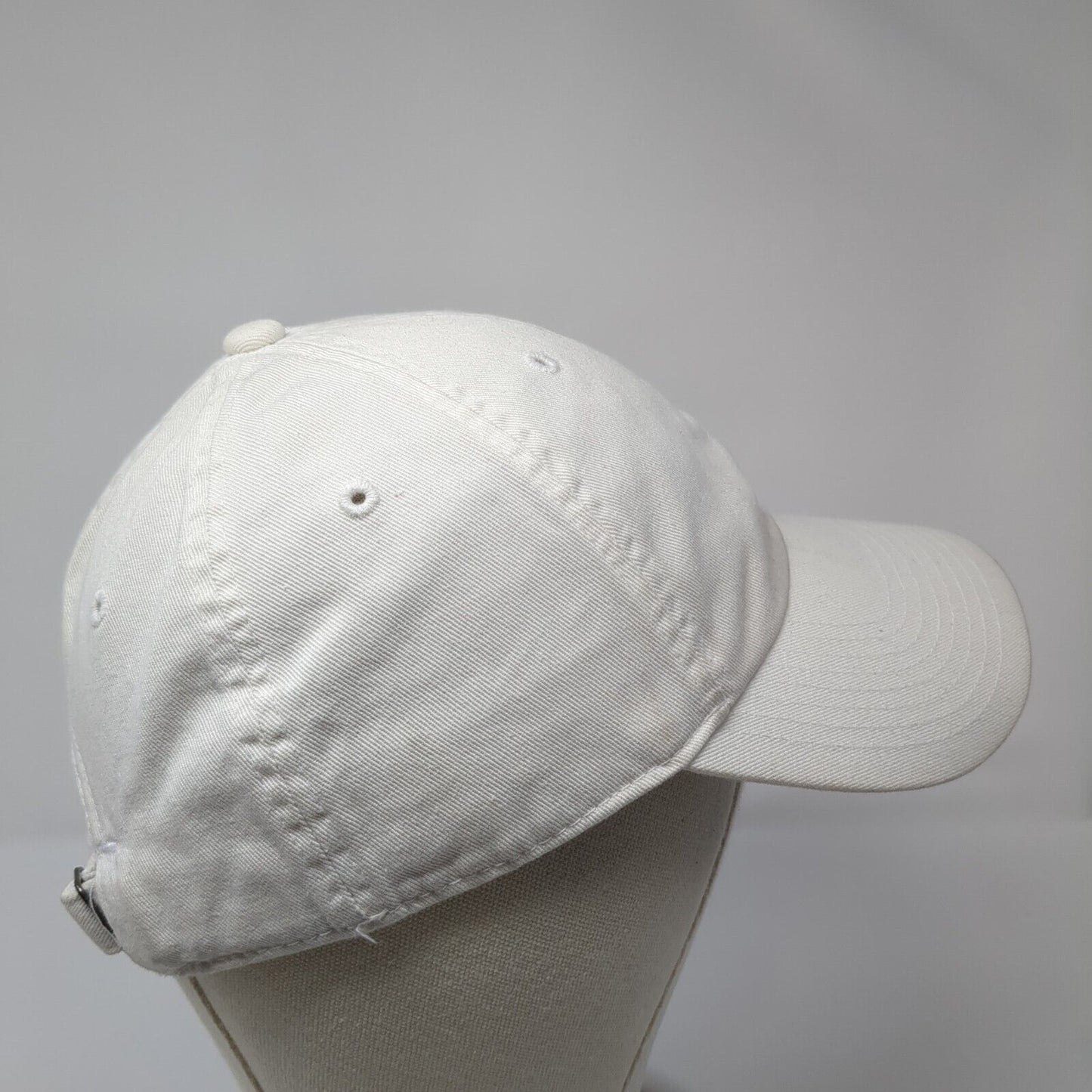 Nike Slideback Hat White One Size Adjustable Embroidered Swoosh Heritage86