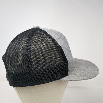 Richardson Trucker Hat Gray L Mesh Snapback Black Canyon Trout Farm Fishing Fish