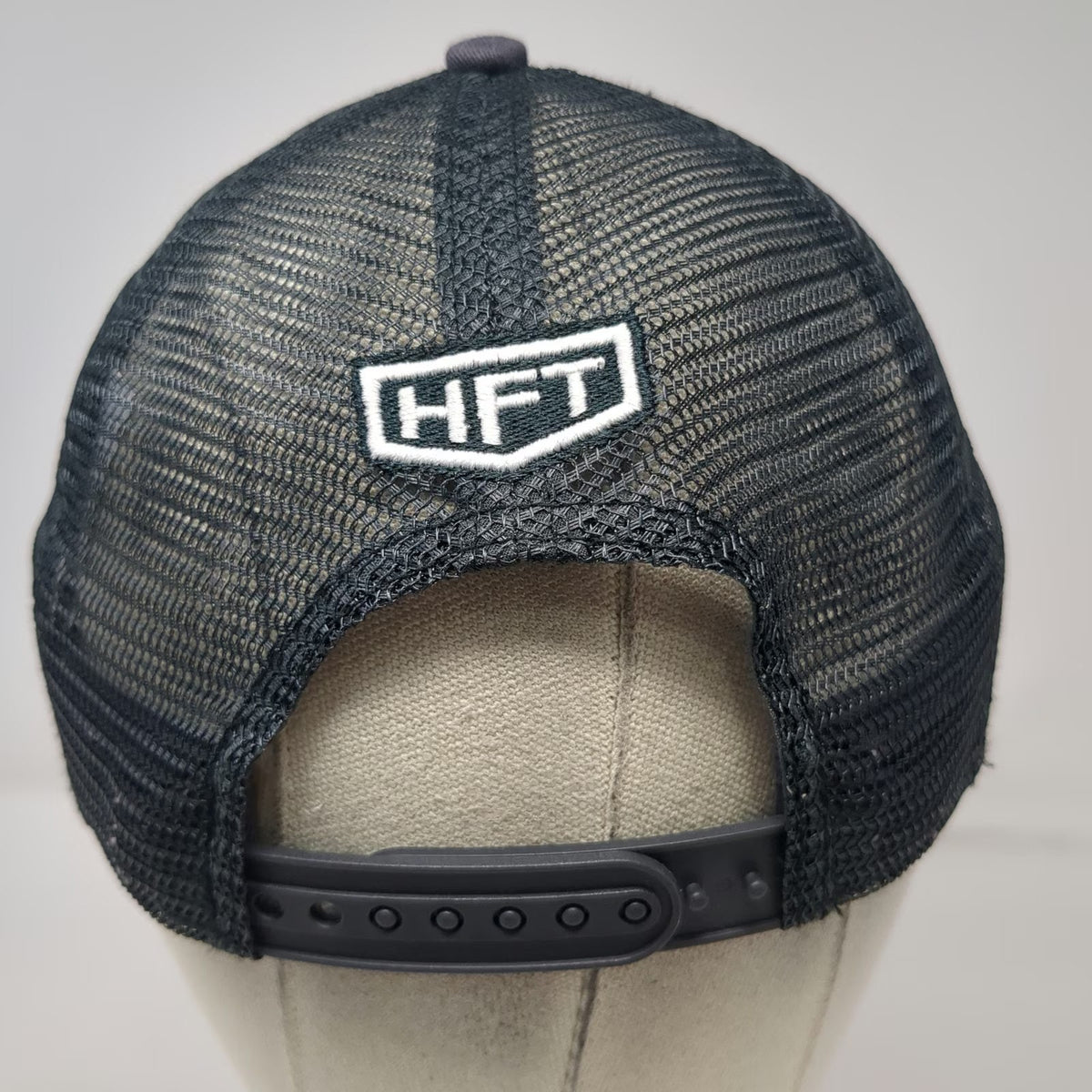 Harbor Freight Trucker Hat Gray One Size Mesh Snapback HFT Est 1977 Logo Patch