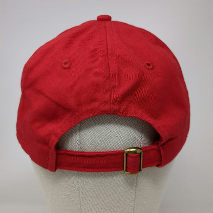 Leinenkugel's Baseball Cap Red One Size Cotton Slideback Script Logo Hat