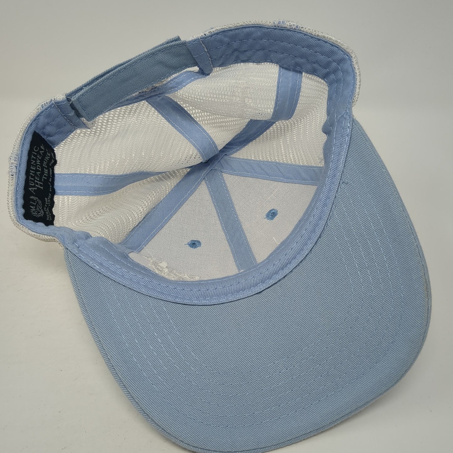 Osage Valley Electric Strapback Trucker Hat Blue One Size Mesh Back