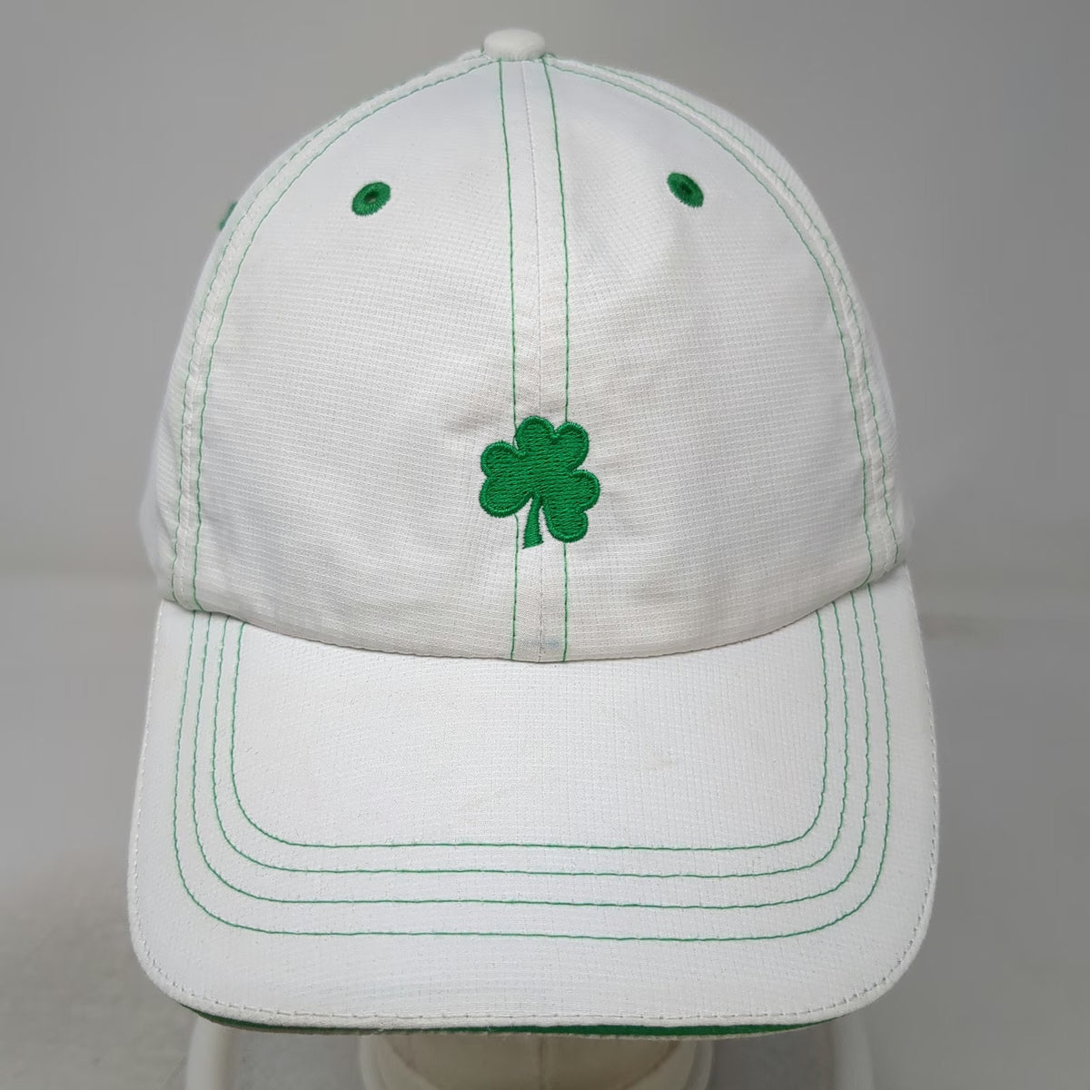 Imperial Baseball Cap White One Size Shamrock Commissioner Strapback Hat