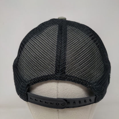Leavenworth Washington Snapback Trucker Hat Multi One Size Leather Patch