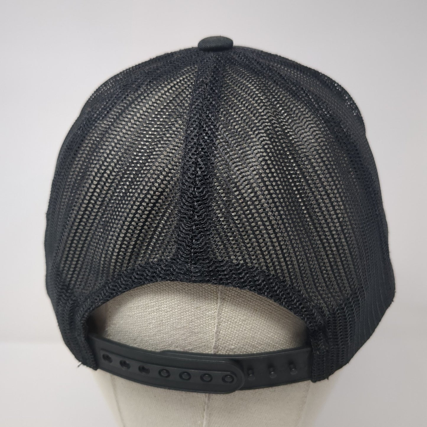 Brixton Mfg Co. Snapback Trucker Hat Black One Size Adjustable Embroidered