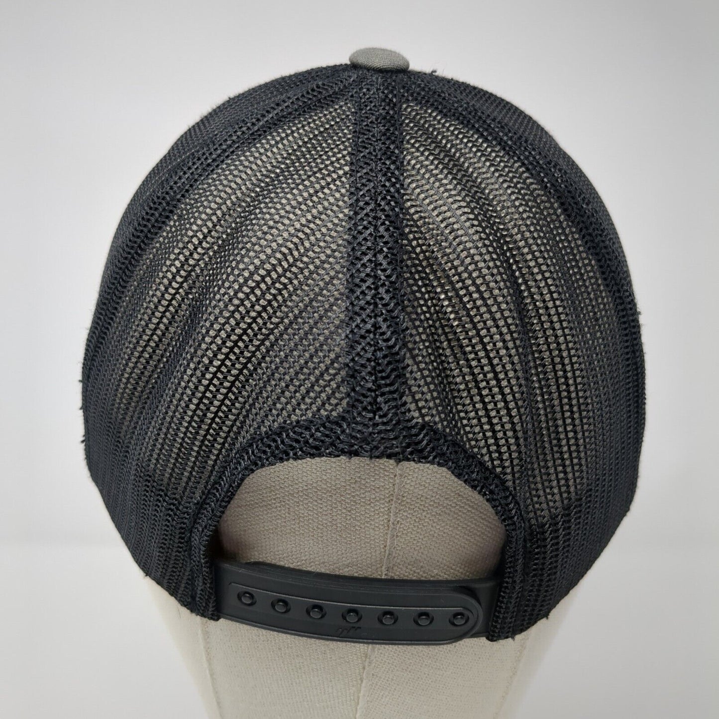 Explore Idaho Patch Snapback Trucker Hat Gray One Size Mesh Back