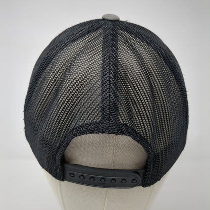 Explore Idaho Patch Snapback Trucker Hat Gray One Size Mesh Back