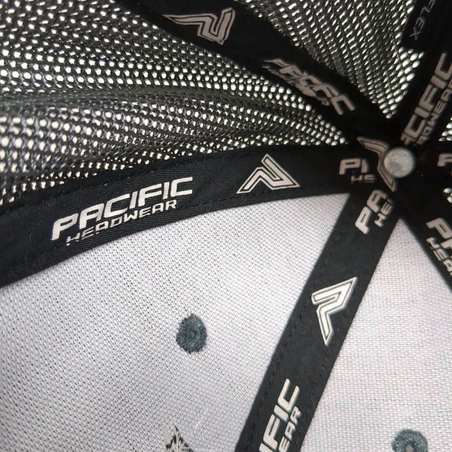 Letter N Fitted Trucker Hat Gray 6 7/8-7 3/8 Mesh Back Embroidered Pro Model