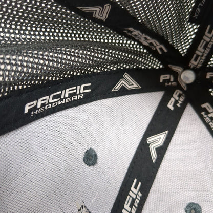 Letter N Fitted Trucker Hat Gray 6 7/8-7 3/8 Mesh Back Embroidered Pro Model