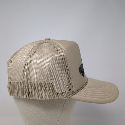 Lil Bees Bohemian Truck Snapback Rope Trucker Hat Tan One Size Mesh Back