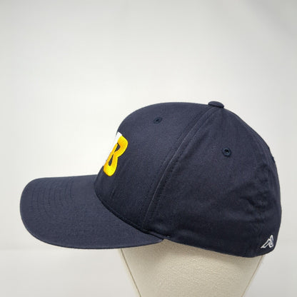 MYB Fitted Hat Blue 6 7/8-7 3/8 Flexfit Embroidered Pro Model Pacific Headwear