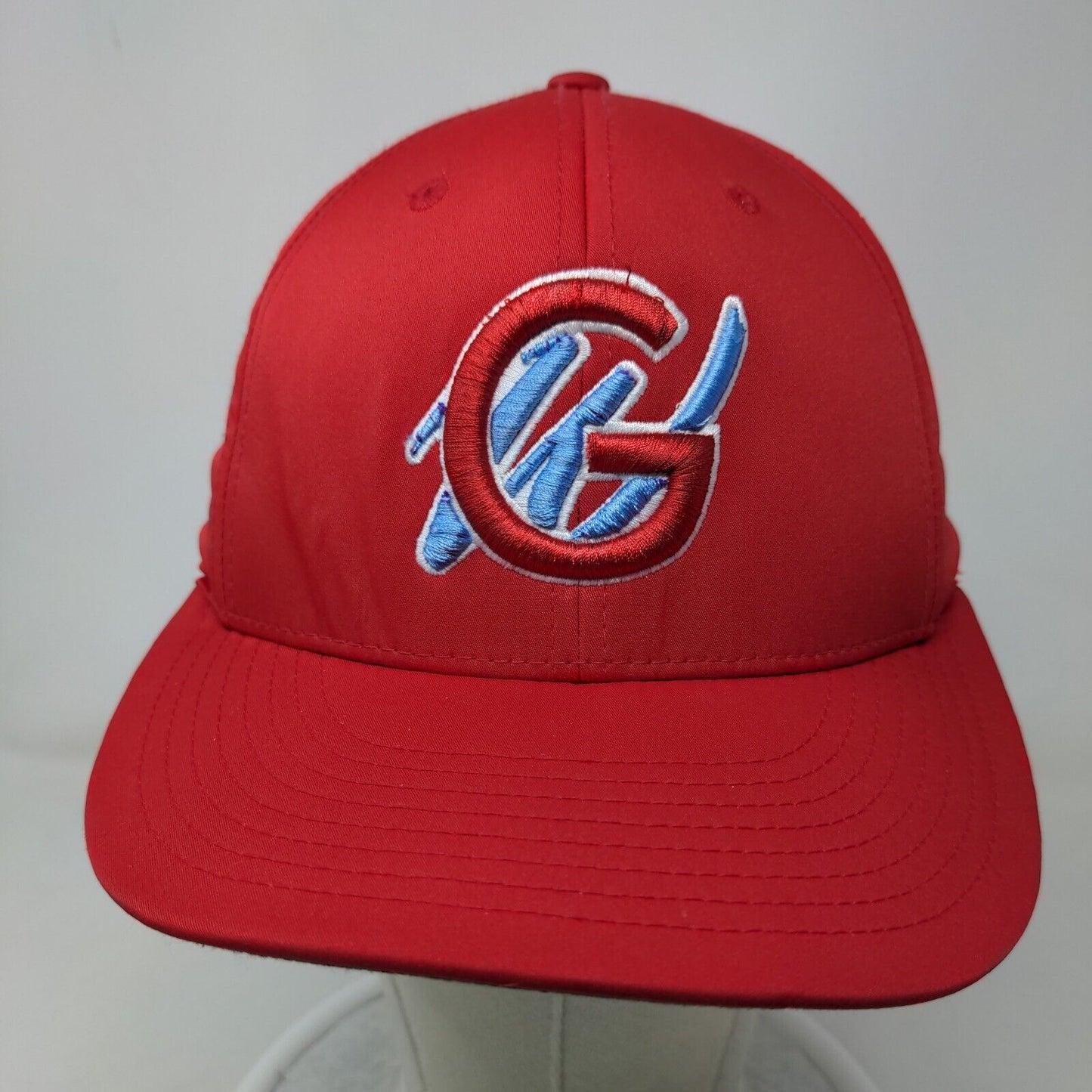 Richardson Men's Fitted Hat PTS 30 Red Size XS-S Embroidered G Logo
