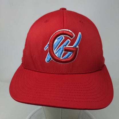 Richardson Men's Fitted Hat PTS 30 Red Size XS-S Embroidered G Logo
