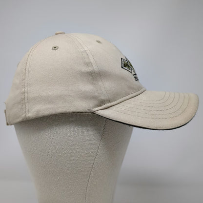 Surfware Baseball Cap Beige One Size Hawaii Palm Tree Embroidered Strapback Hat