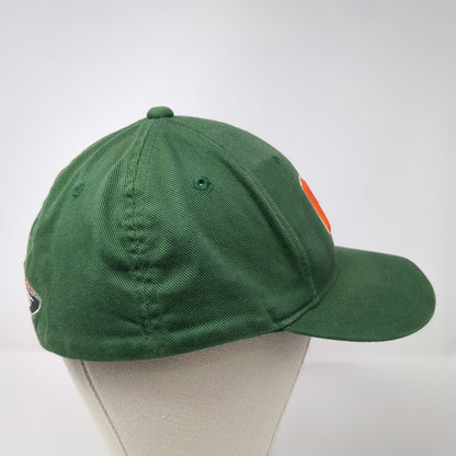 Miami Hurricanes NCAA Nike Baseball Cap Green One Size Swoosh Flex Stretch Hat