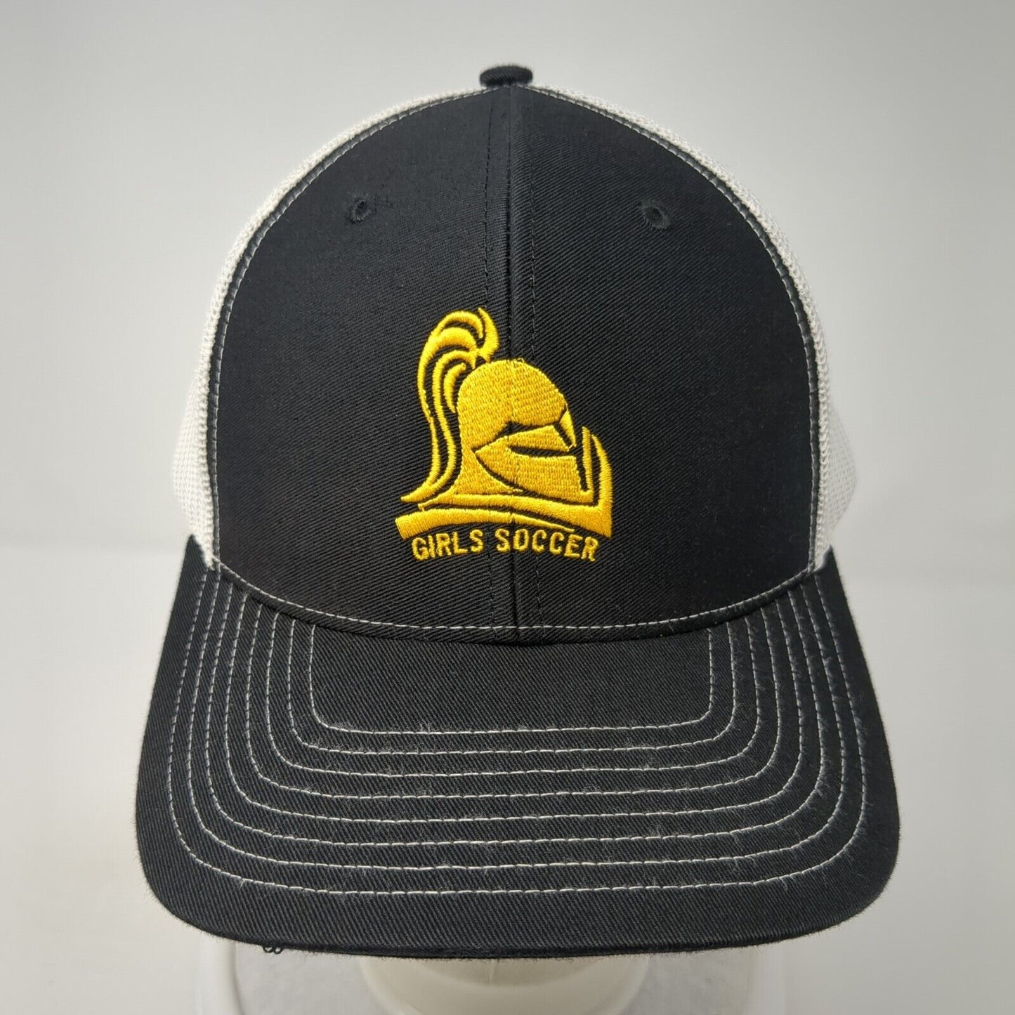 Girls Soccer Snapback Mesh Back Trucker Hat Black One Size Richardson