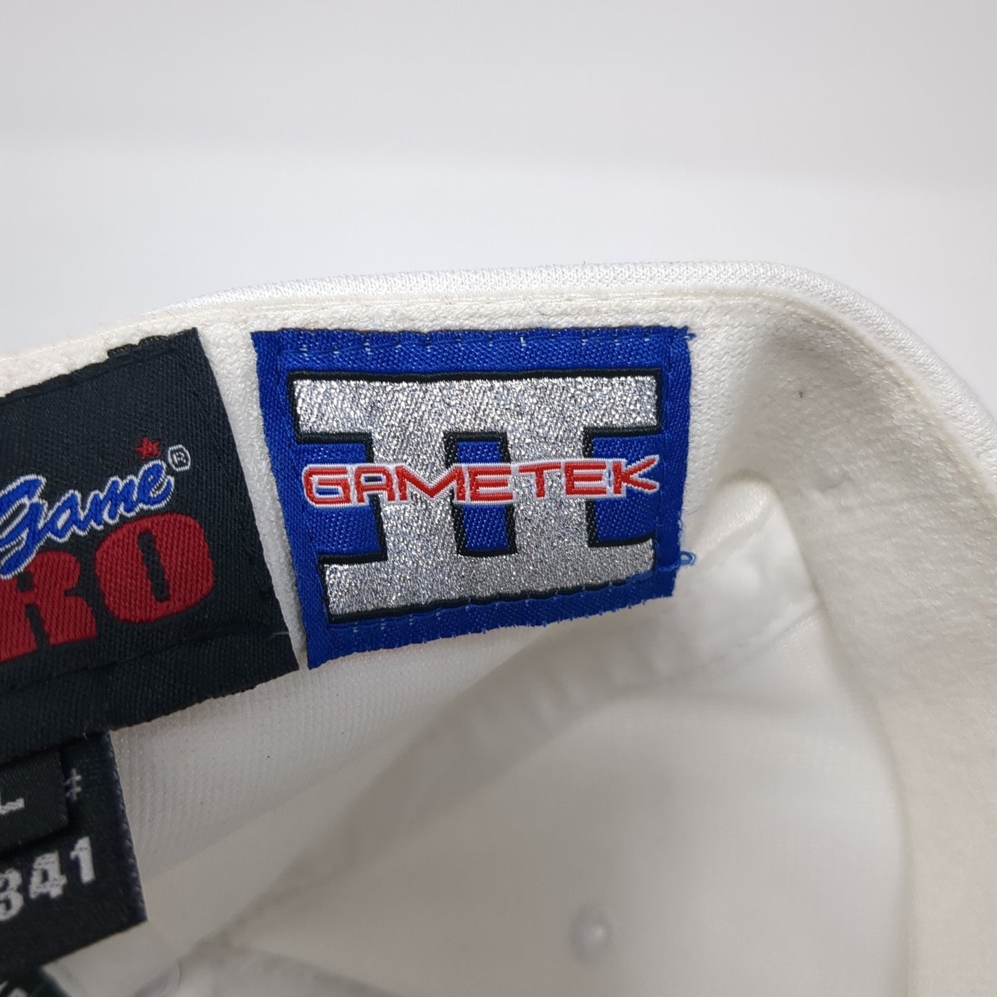 The Game Pro Fitted Hat Multicolor XL Embroidered Logo A-Flex Colorblock