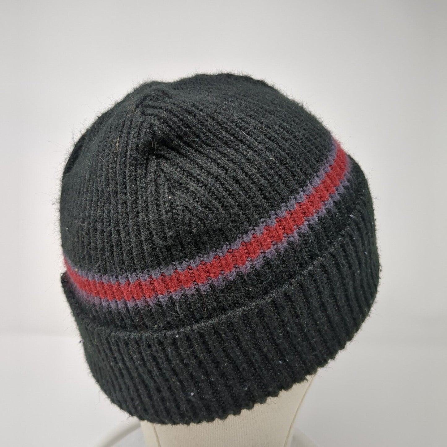 Weatherproof Knit Beanie Hat Black One Size Stretch Acrylic Outdoor