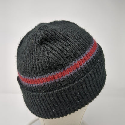 Weatherproof Knit Beanie Hat Black One Size Stretch Acrylic Outdoor