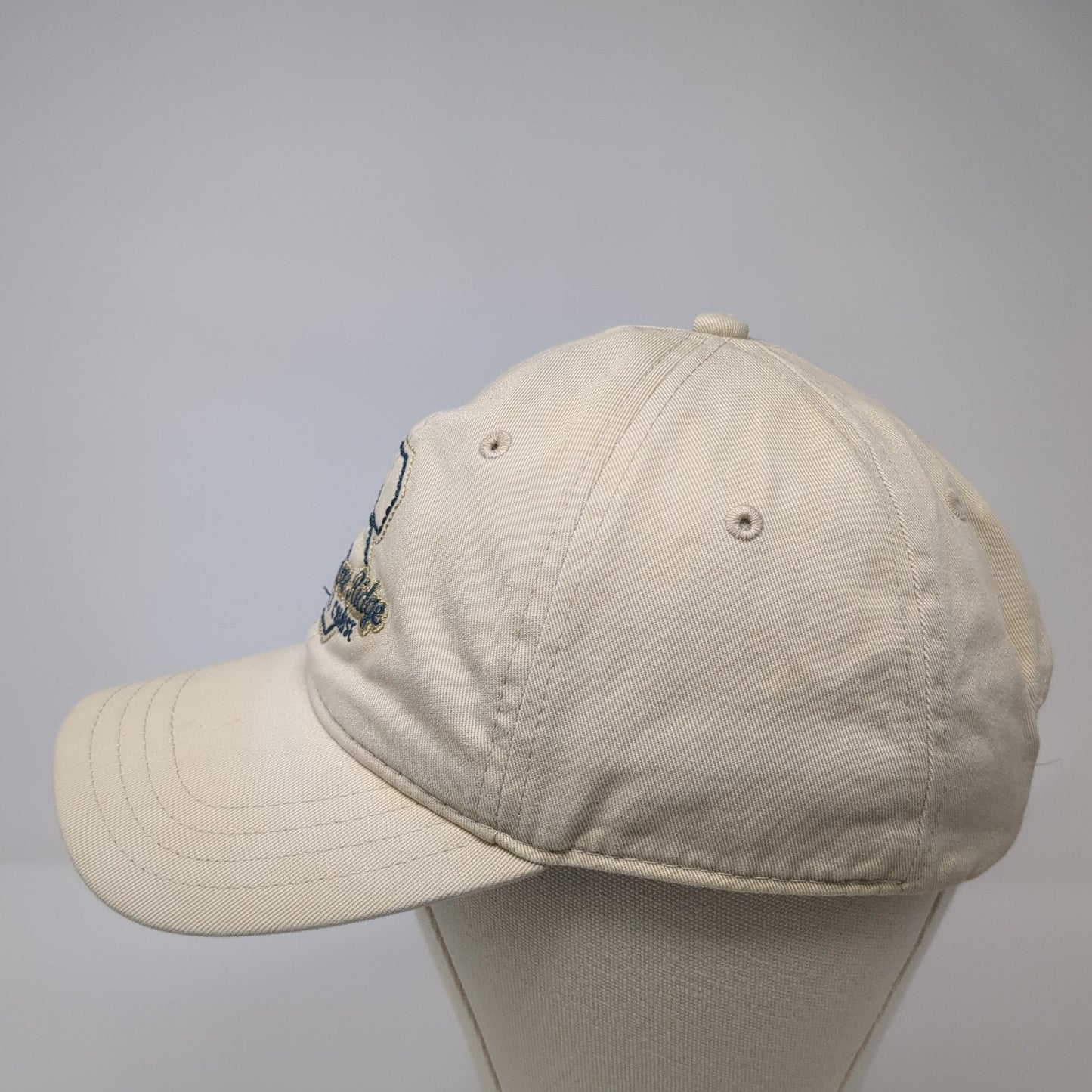 Sycamore Ridge Golf Course Baseball Cap Beige OS Adjustable Embroidered Pukka