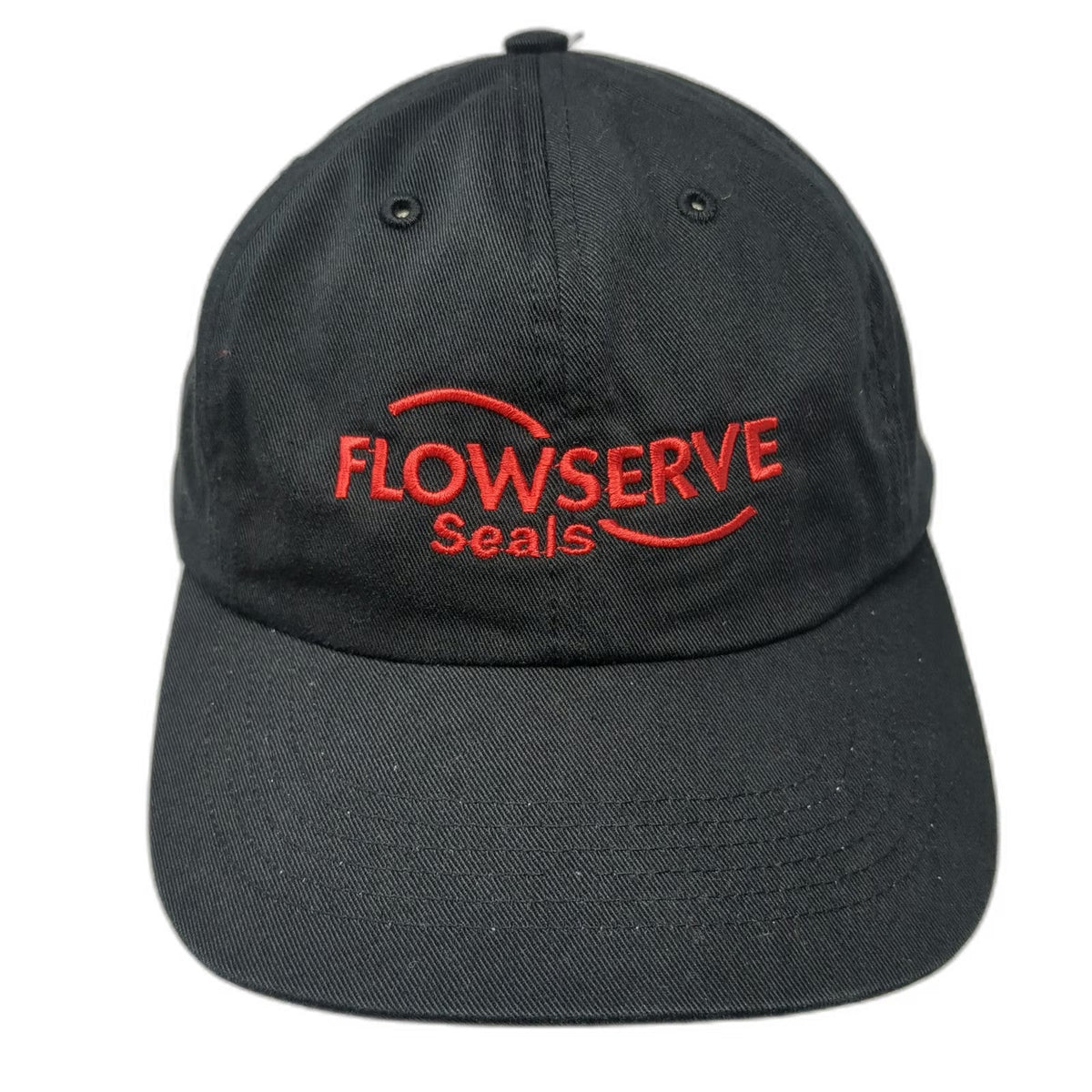 Richardson Baseball Cap Black One Size Flowserve Seals Embroidered Strapback Hat