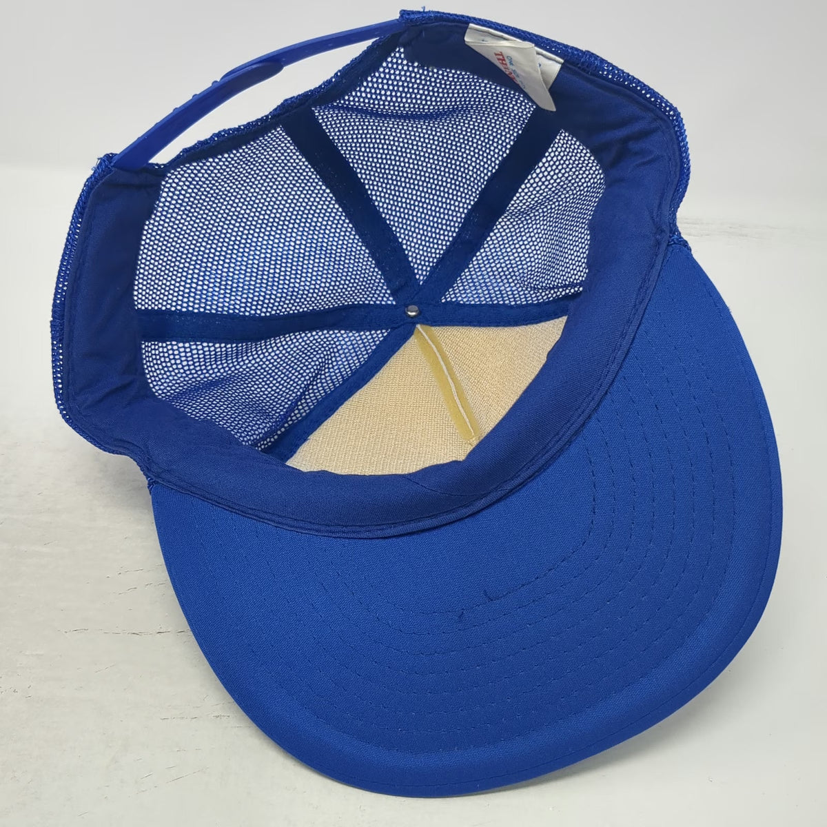 Nissin Trucker Hat Blue One Size Calle-American Sprayers Scrambled Eggs Mesh