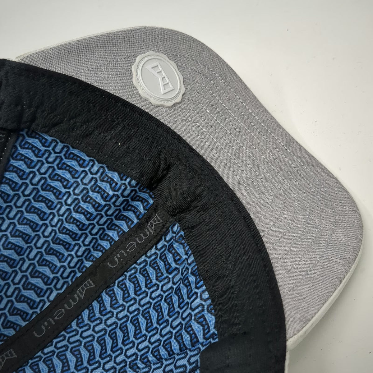 Melin Trucker Hat White L A-Game Hydro Perforated Snapback Performance Golf