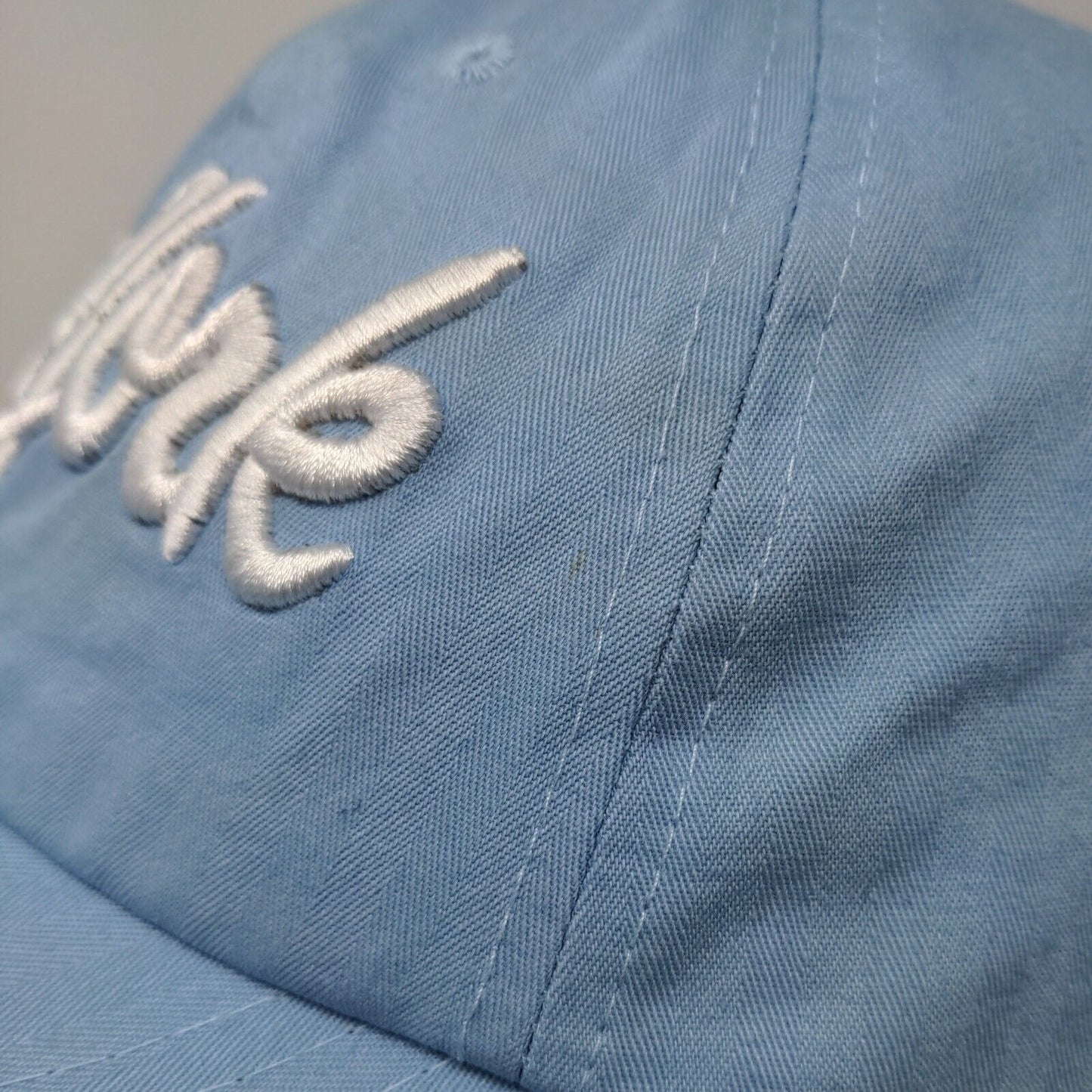 Unbranded Men's Slideback Hat Blue Adjustable Embroidered New York Logo Cotton
