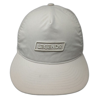 Legends 5 Panel Beige Hat One Size Snapback Polyester Work Hard Stay Humble