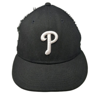 Philadelphia Phillies MLB New Era Trucker Hat Black One Size Mesh Snapback Flat