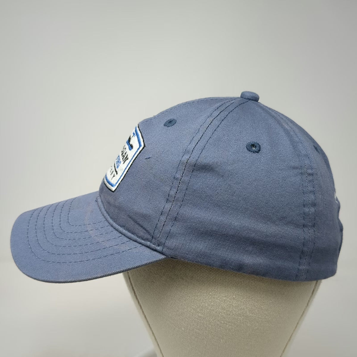 Brewery Branding Co Baseball Cap Blue One Size Monhegan Maine Lighthouse Hat