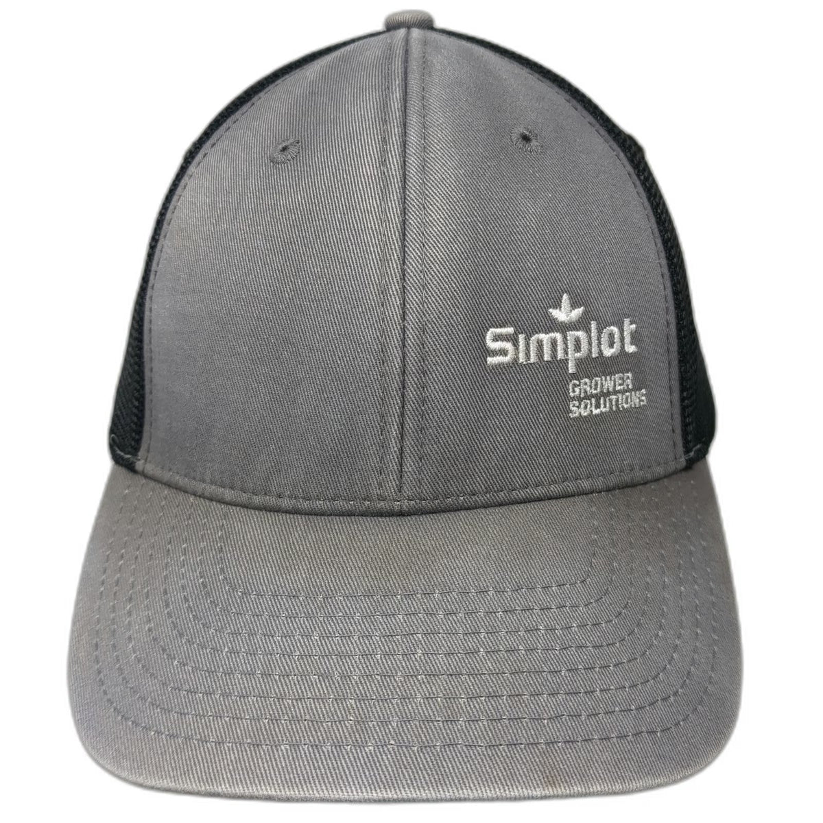 Outdoor Cap Baseball Cap Gray Black One Size Simplot Grower Solutions Mesh Hat