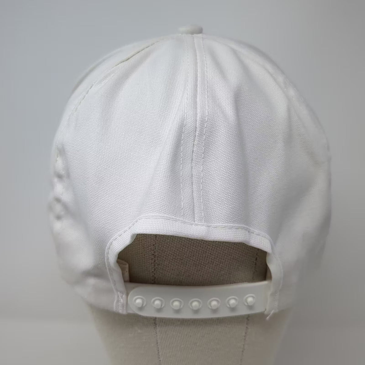 Amoco at 100 Challenging Tomorrow 1989 Trucker Snapback Hat White Yellow Vintage