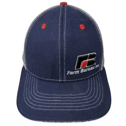 Farm Bureau Ins Snapback Trucker Hat Multicolor OS Patriotic Mesh Buck's Bags