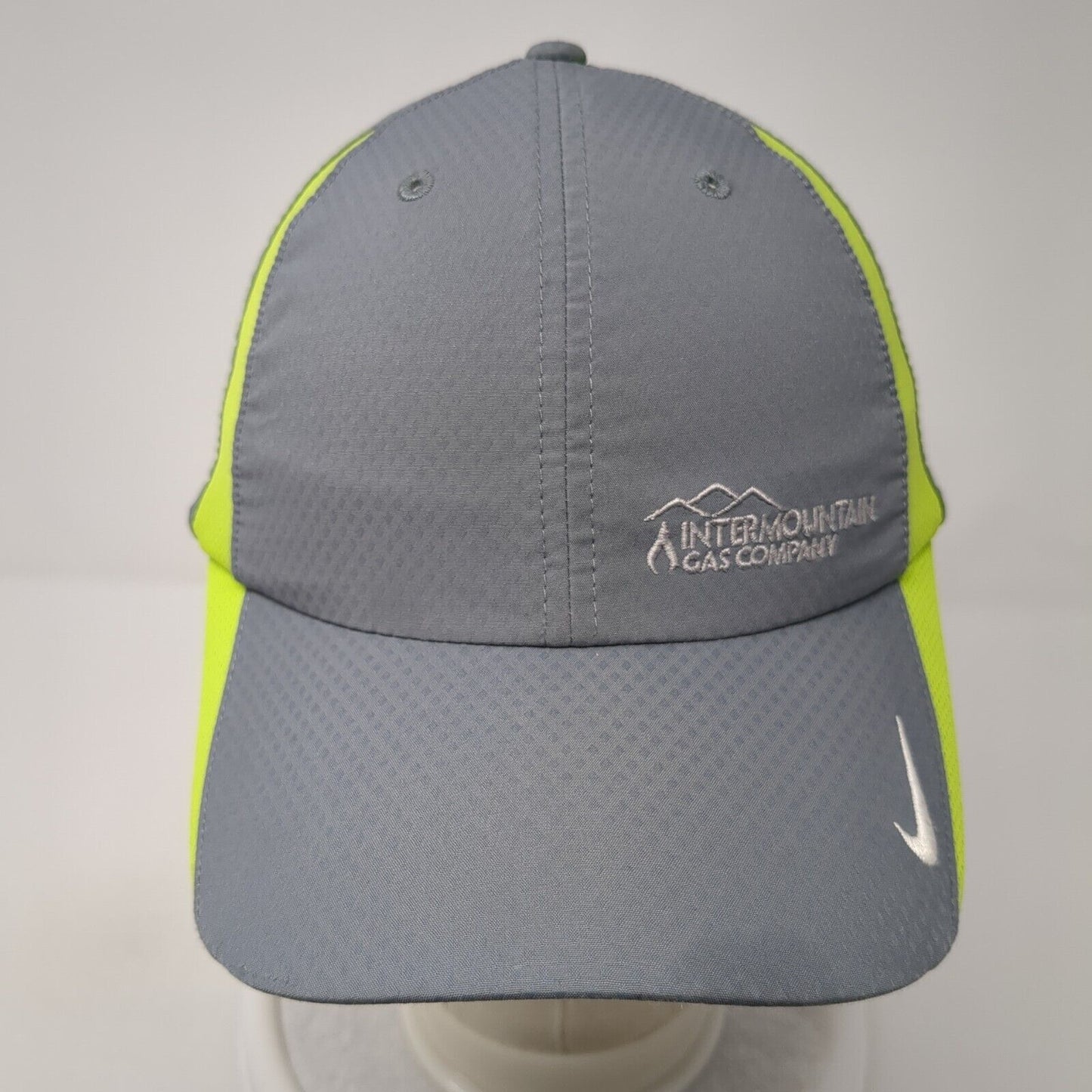 Intermountain Gas Company Strapback Golf Hat Gray OS Adjustable Embroidered Nike