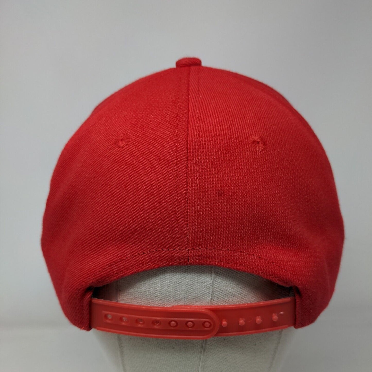 Backwoods Always True Snapback Hat Red One Size Adjustable Embroidered