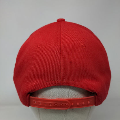 Backwoods Always True Snapback Hat Red One Size Adjustable Embroidered