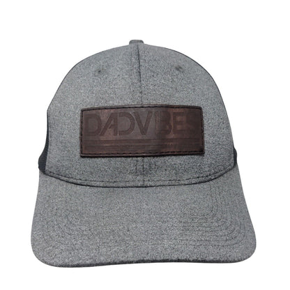 Dad Vibes Snapback Trucker Hat Gray One Size Adjustable Mesh Back 6 Panel
