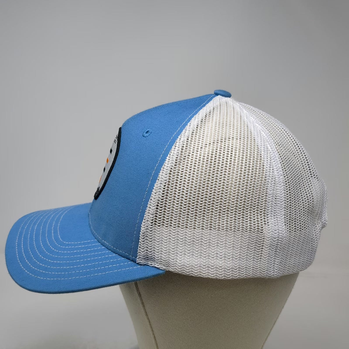 Richardson Baseball Cap Blue One Size Trucker Mesh Snapback Est 2018 Patch Hat