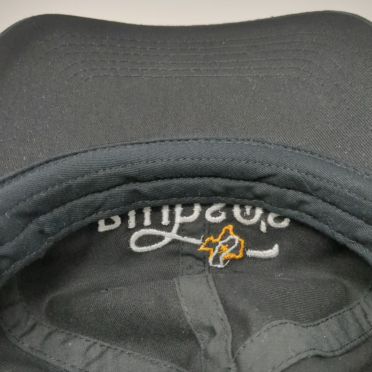 Bludso's BBQ Black Baseball Cap One Size Slideback Cotton Hat Texas Logo Star