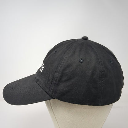 Wired Magazine Embroidered Black Baseball Cap Hat One Size Strapback Technology