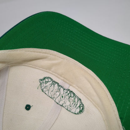 Heinz Logo Snapback White Green One Size Hat Pickle Badge Food Brand Structured