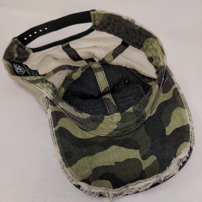 Chevy Trucks Snapback Mesh Back Trucker Hat Multi OSFM Camouflage