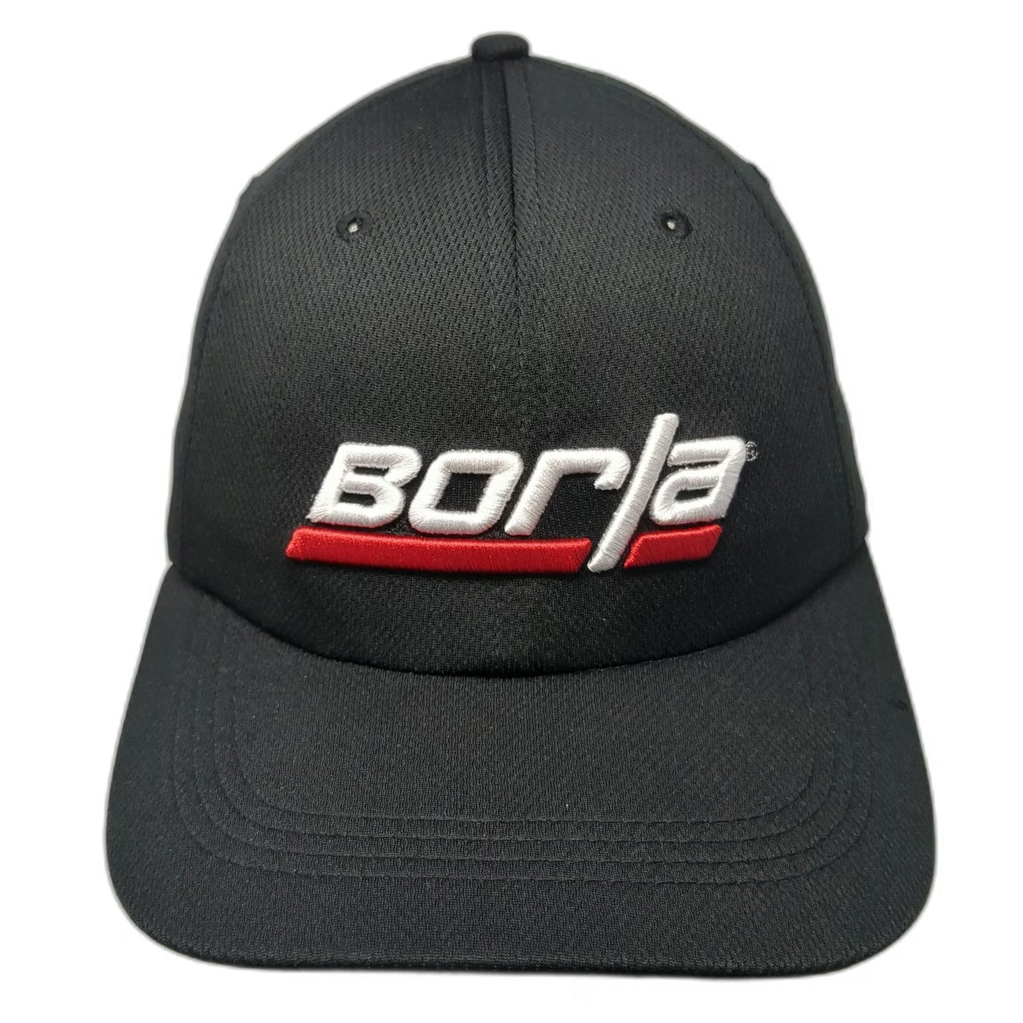 Borla Baseball Cap Black One Size Strapback Performance Polyester Exhaust Hat