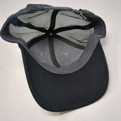 NN Snapback Trucker Hat Gray OSFA Adjustable Mesh Back Port Authority